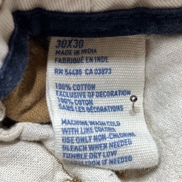 American Eagle Pants Mens 30 x 30 Original Straight Khaki Business Casual Office - Picture 3 of 4
